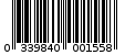 Γραμμωτός κωδικός 033984000155