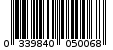 Γραμμωτός κωδικός 033984005006