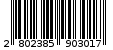 Γραμμωτός κωδικός 2802385903017