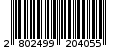 Γραμμωτός κωδικός 2802499204055