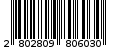 Γραμμωτός κωδικός 2802809806030