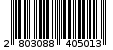 Γραμμωτός κωδικός 2803088405013