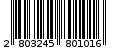 Γραμμωτός κωδικός 2803245801016