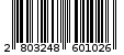 Γραμμωτός κωδικός 2803248601026