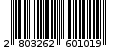 Γραμμωτός κωδικός 2803262601019