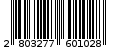Γραμμωτός κωδικός 2803277601028