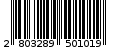 Γραμμωτός κωδικός 2803289501019