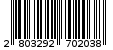 Γραμμωτός κωδικός 2803292702038