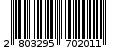 Γραμμωτός κωδικός 2803295702011