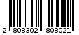 Γραμμωτός κωδικός 2803302803021