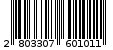 Γραμμωτός κωδικός 2803307601011