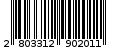Γραμμωτός κωδικός 2803312902011