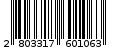 Γραμμωτός κωδικός 2803317601063