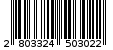 Γραμμωτός κωδικός 2803324503022