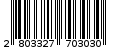 Γραμμωτός κωδικός 2803327703030