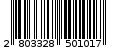 Γραμμωτός κωδικός 2803328501017