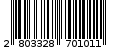 Γραμμωτός κωδικός 2803328701011