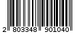 Γραμμωτός κωδικός 2803348901040