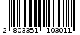 Γραμμωτός κωδικός 2803351103011
