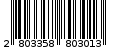 Γραμμωτός κωδικός 2803358803013