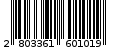 Γραμμωτός κωδικός 2803361601019