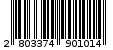 Γραμμωτός κωδικός 2803374901014