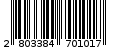 Γραμμωτός κωδικός 2803384701017