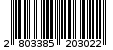 Γραμμωτός κωδικός 2803385203022