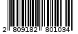 Γραμμωτός κωδικός 2809182801034