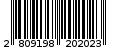 Γραμμωτός κωδικός 2809198202023