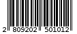 Γραμμωτός κωδικός 2809202501012