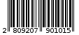 Γραμμωτός κωδικός 2809207901015