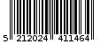Γραμμωτός κωδικός 5212024411464