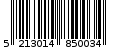 Γραμμωτός κωδικός 5213014850034