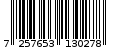 Γραμμωτός κωδικός 725765313027