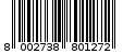 Γραμμωτός κωδικός 8002738801272