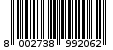 Γραμμωτός κωδικός 8002738992062